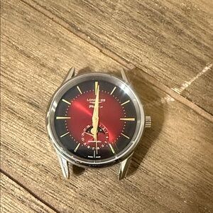 Longines Flagship Red Dial Automatic Watch